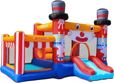 China Outdoor Backyard 0.55mm PVC Bouncy Castle And Slide For Toddlers for sale
