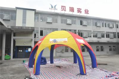 Chine L'air a scellé la tente gonflable de dôme de pelouse d'événement d'abri de bâche gonflable imperméable de PVC extérieure à vendre