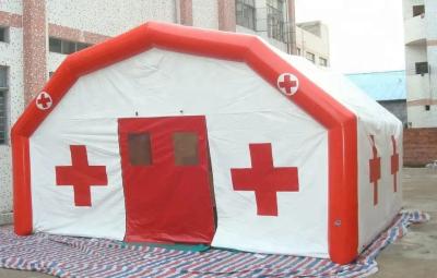 China Digital Printing Blow Up Event Shelter 10m White Airtight  Inflatable Rescue Tent for sale