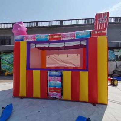 China SCT Event Inflatable Advertising Tent Drink Booth Carnival Treat Shop Booth Inflatable Concession Stand for sale