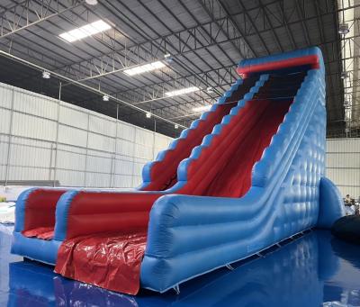 China 0.55mm PVC Large Inflatable Slide Blow Up Slippery Slide For Adults And Kids for sale
