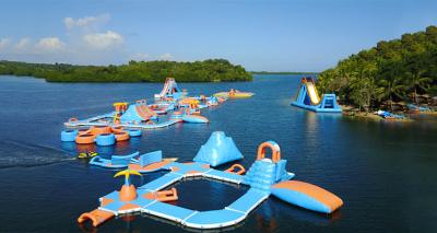 China OEM Inflatable Amusement Water Parks Outside Water Parks  Digital Pringting for sale
