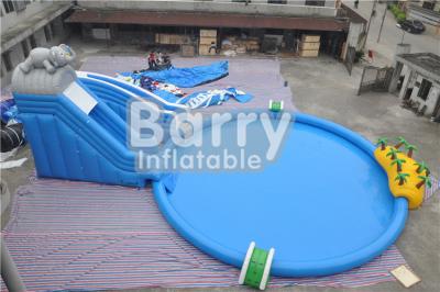 China Equipamento exterior inflável personalizado do parque de diversões do elefante grande para crianças à venda