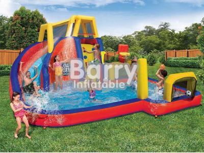 China Mobile Attraction Inflatable Water Park Equipment , Splash Water Park For Little Kids for sale