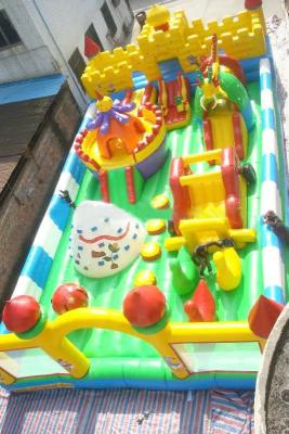 China Plato PVC Inflatable Theme Parks Bouncy Castles Inflatable Amusement Park for sale