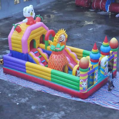China Brinquedos de playground comercial inflável saltitante castelos infláveis ​​para alugar à venda