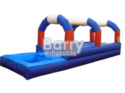 China Blue / Red / White Double Lane Inflatable  With Pool Animal Theme for sale