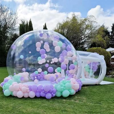 China 1mm PVC Dome Bubble Tent Transparent Inflatable Bubble Balloons House for sale