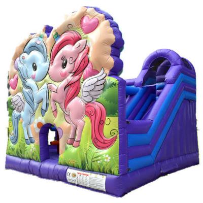 China Backyard Unicorn Bouncy Castle Hire Inflatable Bouncer House Kids for sale