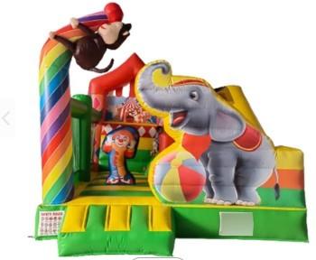 China 0.55mm PVC Commercial Jumping Castles Animals Jumper Inflatable Castle for sale