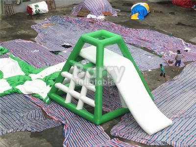 China 4.8m High Inflatable Water Toys Inflatable Water Jumping Tower With Water Slide for sale