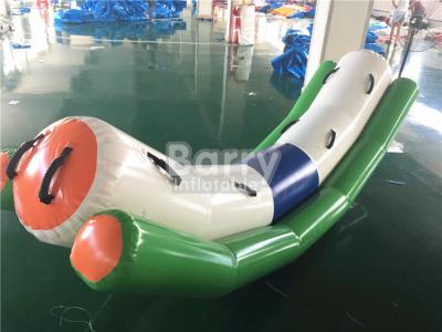 China Commercial Grade Inflatable Toys Water Teeter Totter Seesaw For 4 Peoples On Water for sale
