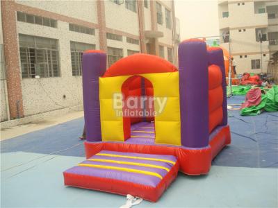 China Customized Size Home Inflatable Bouncy Castle 0.55mm PVC Tarpaulin Double Stitching for sale