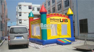 China Birthday Party Inflatable Bouncer Commercial Bounce House 0.55mm PVC Tarpaulin for sale