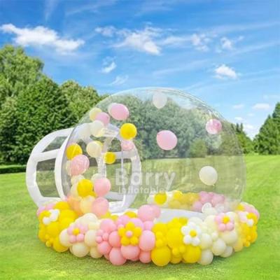 China Haga que su evento se destaque con el tipo de aire carpa de fiesta inflable casa de globos de burbujas e impresión en venta