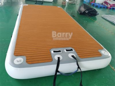 China Floating Jetski Docks Yacht Pontoon Inflatable Platform Inflatable Yacht Dock For Water for sale