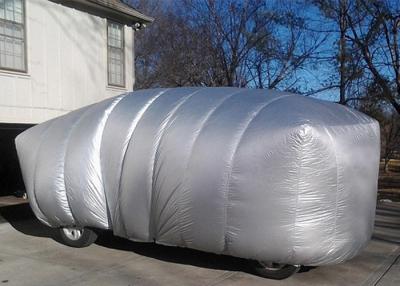 China 5-6m m espesan la cubierta inflable rellenada del coche de la prueba del saludo del hielo con tamaño modificado para requisitos particulares en venta