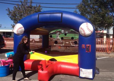 China Adults Kids Inflatable Sports Games / Target Inflatable Baseball Game With PVC for sale