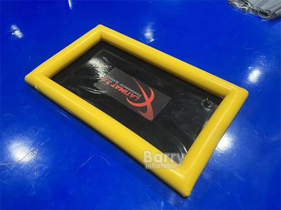 China Heavy Duty Inflatable Car Wash Mat Cleaning Garage Plastic Floor Containment Mats for sale