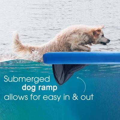 China Outdoor Small Dog Floating Inflatable Ladder Dog Ladder Ramp For Dogs Pet Dogs Climb Out Of Water for sale