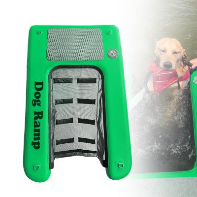 Китай Non-Slip Inflatable Pup Dog Ramp Lightweight Floating Inflatable Water Dog Ramp For Large Dog Pet продается