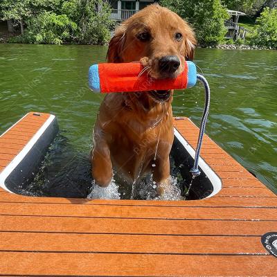 Chine Dogs Water Play Inflatable Pup Plank Dog Ramp Pet Ramp Plank Float Platform For Sale Inflatable Dog Ramp à vendre