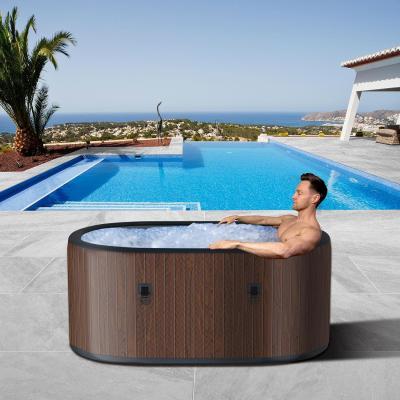 China 300L Large Size Inflatable Pool Ice Bath Cold Water Plunge Tub With 1/2HP Chiller for sale