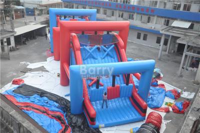China Giant 5k Run Crash Course Inflatable Obstacle Course / Challenge Race / Fun Run Game For Adults for sale