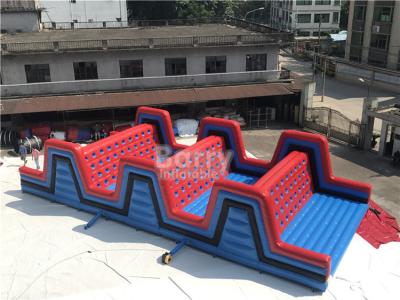 China Event Red Giant Outdoor Inflatable 5K Obstacle Course Climbing Run , Inflatable 5K Obstacle for sale