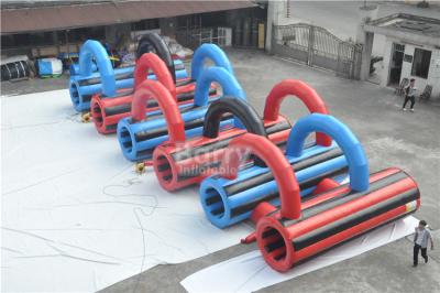 China Customzied Insane 5k Inflatable Run Obstacles For Adults , Event Giant Crawling Tunnel for sale