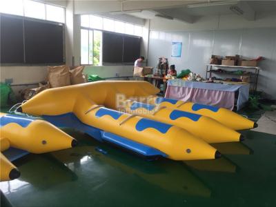 China 0.9mm PVC Tarpaulin Material Gonflable Flyfish Inflatable Flying Fish Water Ski Tube Towable for sale