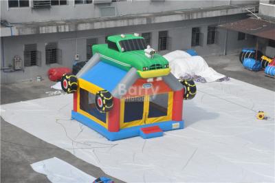 China Commercial Giant Bouncy Castle Funny Construction Car / Truck Inflatable Bounce House for sale