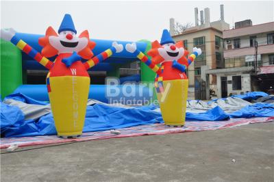 China 2.6H M Clown Customize Inflatable Advertising Products , Usb Mini Inflatable Air Dancer for sale