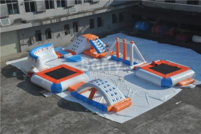 China Explote el mar flotante inflable de las islas de los juguetes de la piscina que la diversión flotante inflable del parque del agua se divierte los juguetes del agua del parque en venta