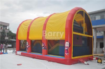 China Indoor / Outdoor Kids Inflatable Playground Equipment With Cover for sale