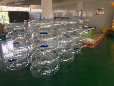 China Transparent Single Tube , Amusement Float Toys Inflatable Water Swimming Ring for sale