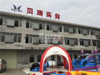 China Plato PVC Tarpaulins Inflatable Event Tent with Silk Printing For Outdoor Games for sale