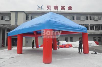 China Outdoor Big Event Advertising Inflatable Tent , Red And Blue Portable Air-Saeled Tent for sale