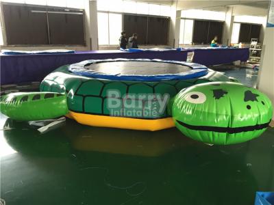 China ODM Inflatable Turtle With Slide Durable 0.9mm Pvc Tarpaulin Material for sale