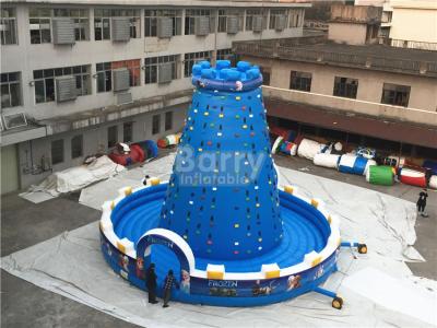 China brinquedos de escalada infláveis de encerado do PVC de 0.55mm, curso de obstáculo de escalada da explosão à venda