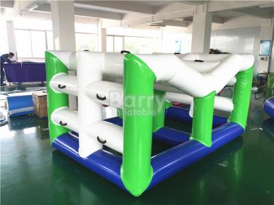 China Swimming Inflatable Toy Boat , Large Floating Inflatable Water Climbing Wall for sale