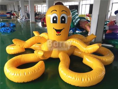 China Customized Yellow Octopus Inflatable Pool Floats For Aqua Water Park for sale