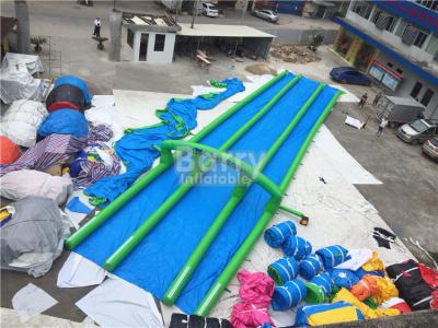 China Long single Or Double Lane Inflatable Slide City 1 - 2 Years Warranty for sale