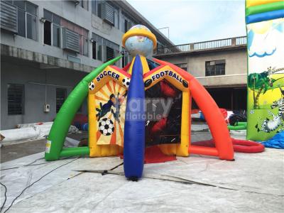 China Sport World Inflatable Interactive Games , Giant Inflatable Basketball Hoop for sale