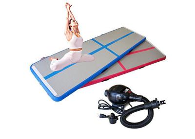 China 10m 12m Length PVC Air Track Gymnastics Mat / Inflatable Tumble Track For Kids 1 Year Warranty for sale