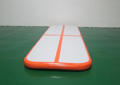 China Orange Small 3m / 10ft Gymnastics Equipment Tumble Track Inflatable Air Track Set for sale