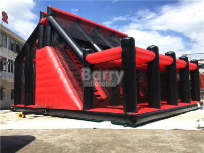 China Attractive Rides Jump Kids Red Drop Tower Inflatable Interactive Games / Funny Drop Tower for sale