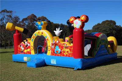 China Casa inflável exterior durável do salto de Mickey Mouse do leão-de-chácara para o parque de diversões à venda