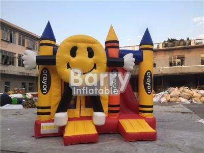 China Colorful Smiling Inflatable Happy Face Crayon Combos With Digital Printing for sale