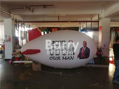 China Large Advertising Airplane Balloon Inflatable Blimp With Custom Logo Printing for sale